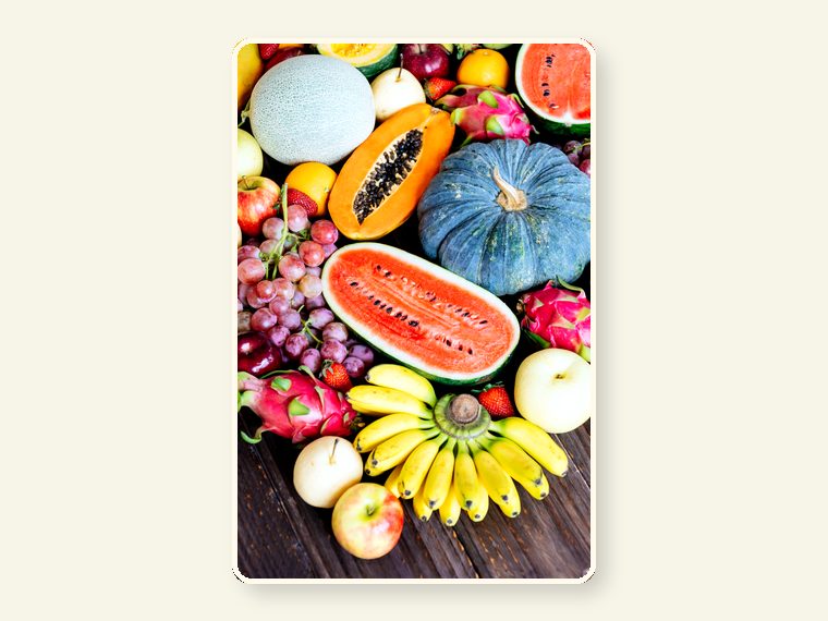 Assorted Mixed Fruits — healthy food and nutrition support for rescued primates and sanctuary animals.