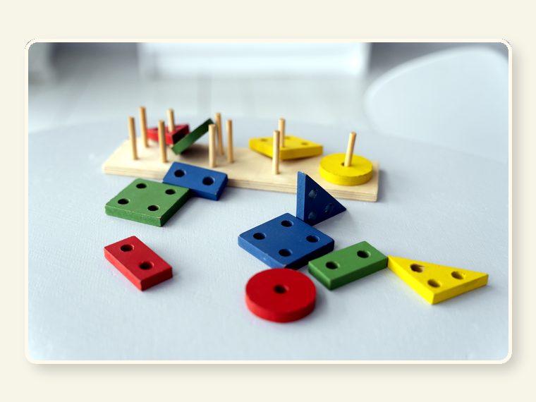 Close Up Didactic Game Parts — child-friendly learning and education material supporting the CESH awareness mission.