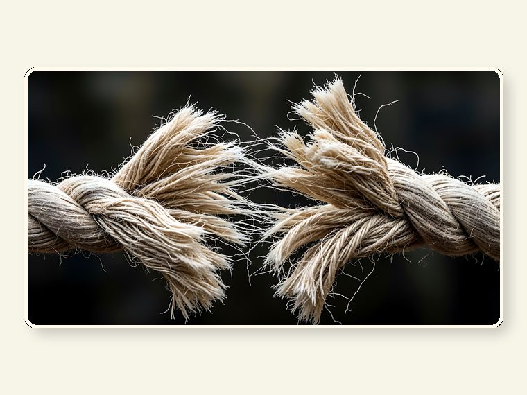 Two Ropes Tied Together With One End Tied To The Other 71804979 — practical support item linked to food, warmth, repairs, enrichment or enclosure needs.