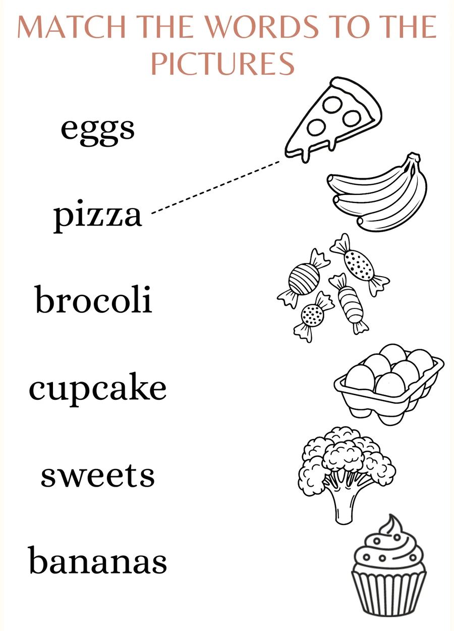 Match the Words to the Pictures preview